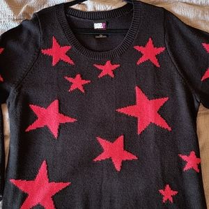 Star Distressed Sweater